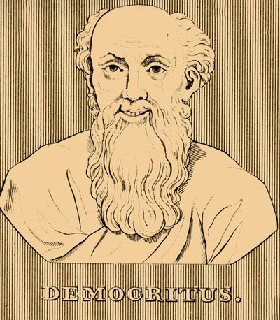 Democrito, c460-370 a.C., 1830 da Unbekannt