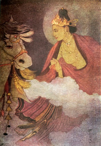 Partenza del Principe Siddhartha, 1920 da Unbekannt