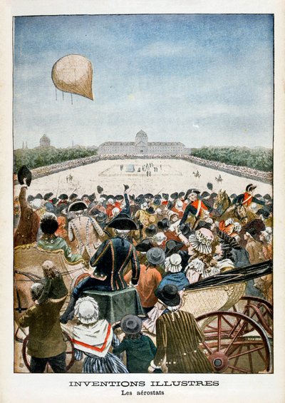 Partenza di un pallone da Parigi il 27 giugno 1783, 1901 da Unbekannt