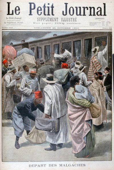 Partenza dei malgasci, Esposizione Universale del 1900, Parigi da Unbekannt