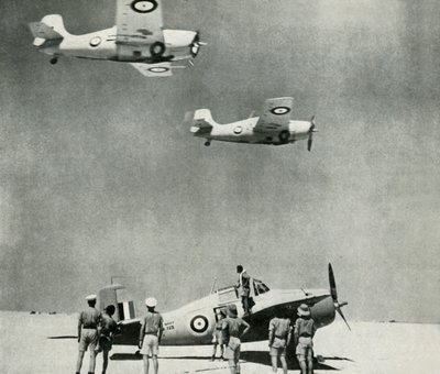 Squadrone del deserto - aerei della Fleet Air Arm durante la Seconda Guerra Mondiale, c1943 da Unbekannt