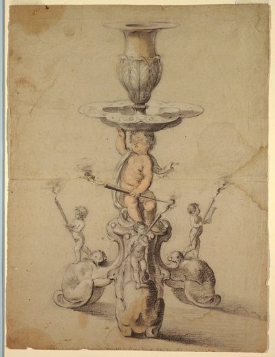 Progetto per un candelabro da Unbekannt