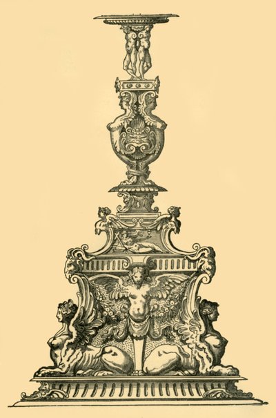 Progetto per un candelabro da Unbekannt