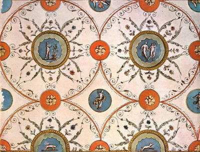 Progetto per un dipinto sul soffitto, Italia, 1928 da Unbekannt