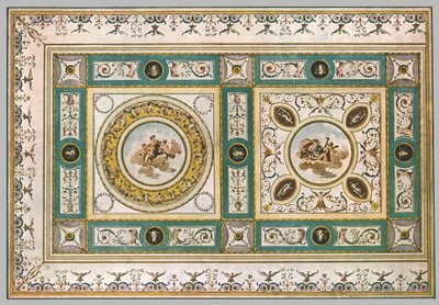 Progetto per un soffitto in un soggiorno, Italia, 1928 da Unbekannt