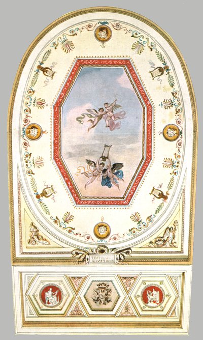 Progetto per un soffitto in un teatro, Italia, 1928 da Unbekannt