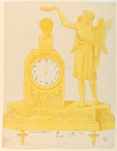Progetto per un orologio da Unbekannt