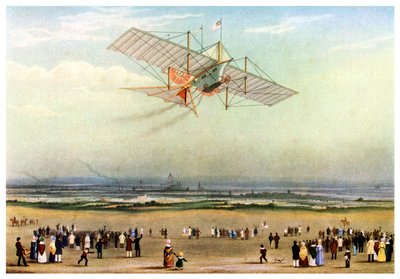 Progetto per una carrozza a vapore aereo, 1843 da Unbekannt