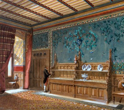 Progetto per un interno, 1868 da Unbekannt