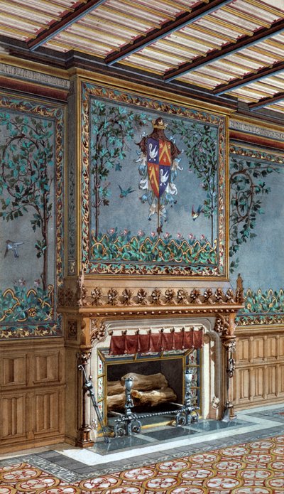 Progetto per un interno, 1868 da Unbekannt