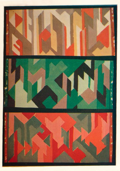 Designs for Rugs by the Allgauer Handwebeteppiche, c1928 da Unbekannt