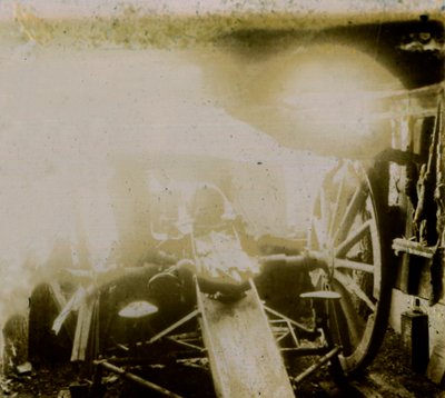 Cannone antiaereo automatico distrutto 75, c1914-c1918 da Unbekannt