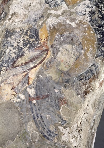 Dettaglio di un affresco paleocristiano nell