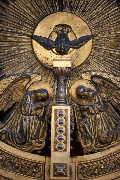 (dettaglio) iconostasi della chiesa bulgara di San Stefano, Istanbul, Turchia da Unbekannt