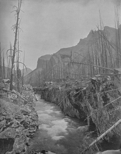 Devils Canyon, Banff, N. W. T., Canada, ca 1897 da Unbekannt