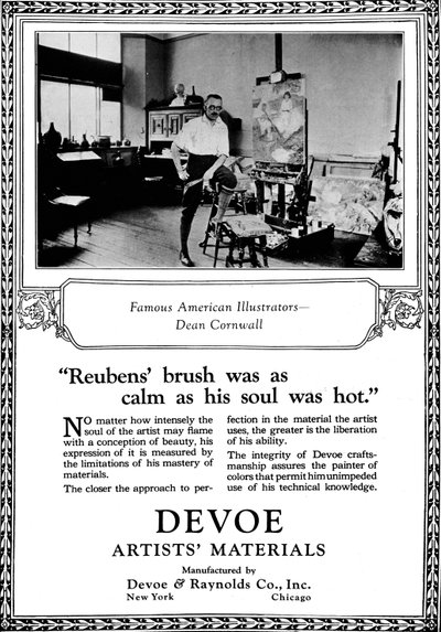 Materiali per Artisti Devoe: Famosi Illustratori Americani - Dean Cornwell, c1923, 1923 da Unbekannt