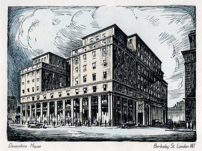 Devonshire House, Berkeley Street, Londra, c1910-1929 da Unbekannt