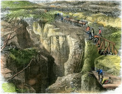 Campo di diamanti, c1880 da Unbekannt