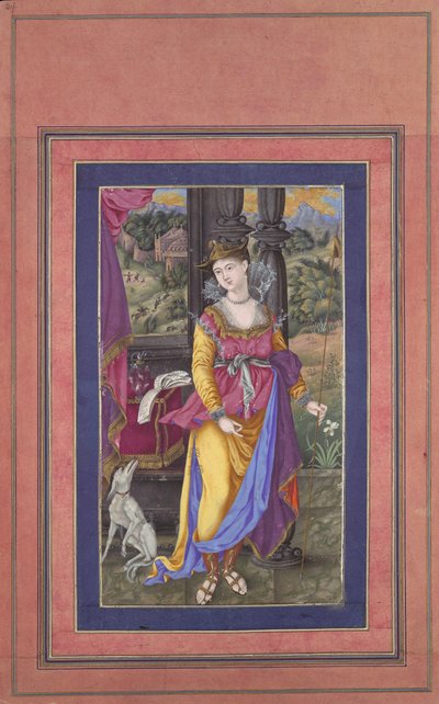 Diana, dea della caccia, foglio dall