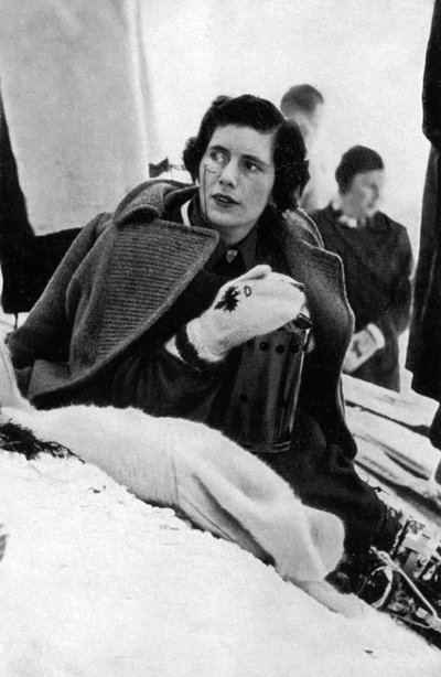 Diana Gordon Lennox, sciatrice canadese, Giochi Olimpici Invernali, Garmisch-Partenkirchen, Germania, 1936 da Unbekannt
