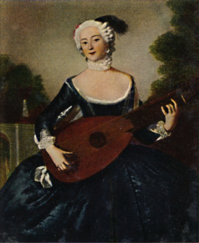 Die Lieblingsschwester Friedr. D. Gr. 1709-1758. - Dipinto di Pesne, 1934 da Unbekannt