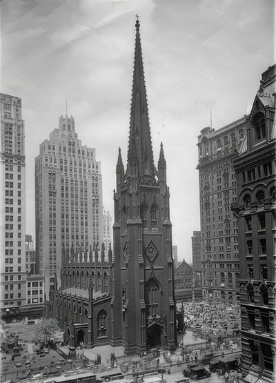 La Trinity Church a New York da Unbekannt