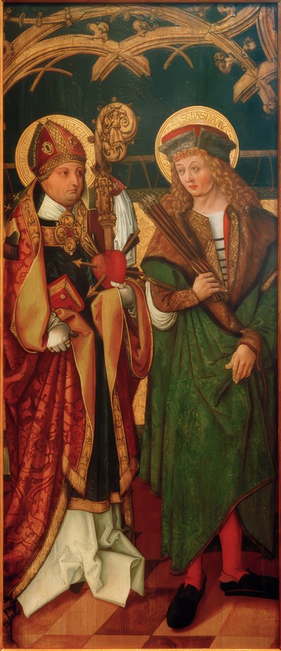 I santi Agostino e Sebastiano da Unbekannt