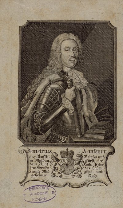 Dimitrie Cantemir 1673-1723, 1771 da Unbekannt