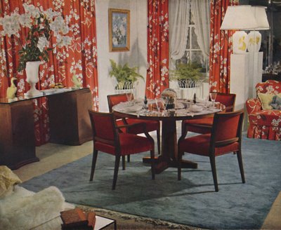 Sala da Pranzo Progettata da Hayes Marshall, 1939 da Unbekannt