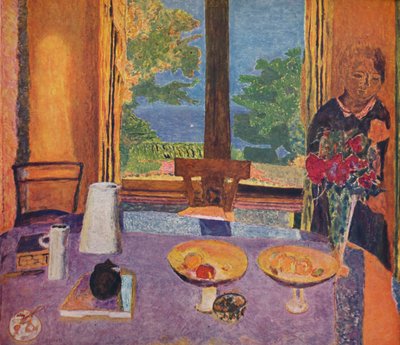 Sala da pranzo sul giardino - Interno, 1937 da Unbekannt