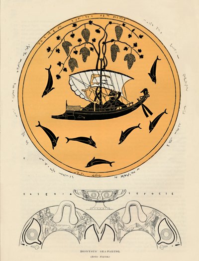 Dioniso in mare, Museo di Berlino, 1886 da Unbekannt