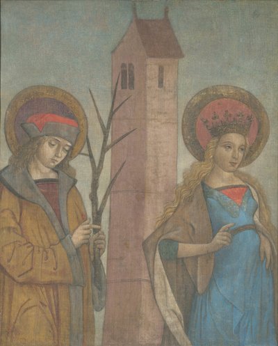Dittico dei Santi Acacio, Barbara, Apollonia e Sebaldo, c. 1490 da Unbekannt