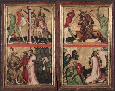 Dittico con la Passione di Cristo, c. 1400 da Unbekannt