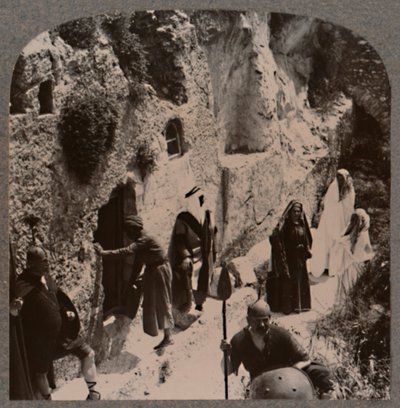 Discepoli, con le donne, presto al Sepolcro di Cristo, c1900 da Unbekannt