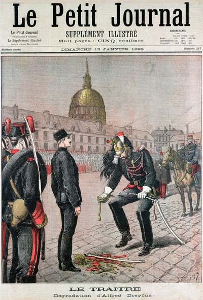 Disonore di Albert Dreyfus, 1895 da Unbekannt