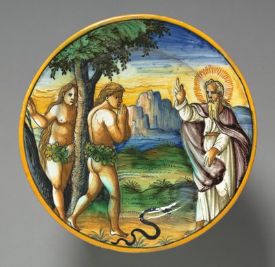Piatto raffigurante l