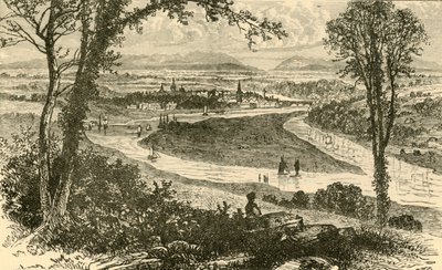 Vista lontana di Perth da Unbekannt