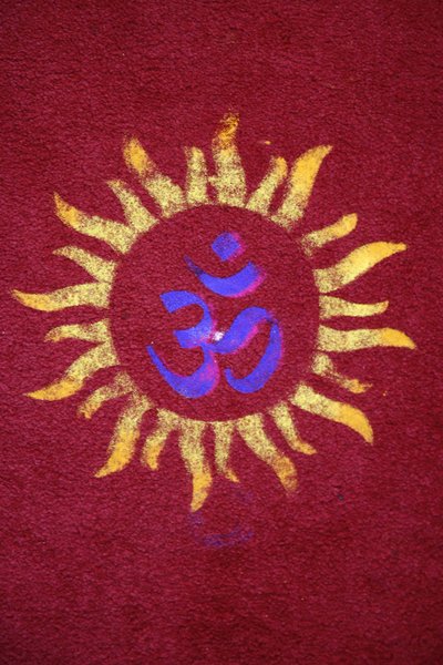 Rangoli di Diwali nel tempio Shirdi Sai Baba, Leicester. Regno Unito da Unbekannt