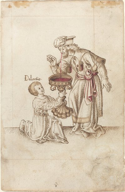 Non fare acqua sui ritagli di unghie o capelli [fol. 30 recto], c. 1512-1515 da Unbekannt