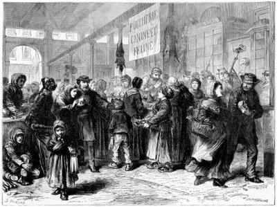 Macellaio di carne di cane e gatto a Parigi, Guerra franco-prussiana, 1871 da Unbekannt