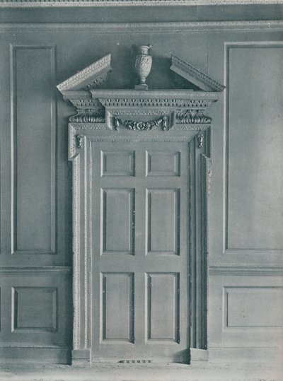 Porta della Stanza Pannellata, Primo Georgiano, 26, Hatton Garden, c1909 da Unbekannt