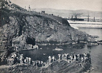 Douglas - Il luogo di balneazione a Port Skillion, 1895 da Unbekannt