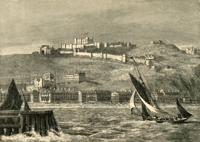 Dover, dal mare, 1898 da Unbekannt
