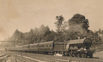Espresso di Brighton vicino a South Croydon. Motore 4-4-2, No. 421, c1920 da Unbekannt