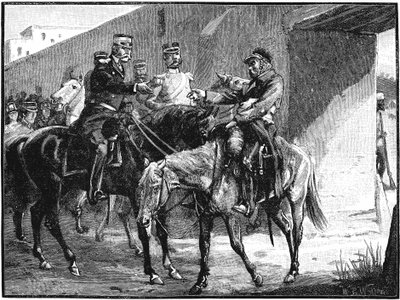 Il dottor Brydon arriva a Jelalabad con notizie di morti britannici, Prima Guerra Anglo-Afghana, 1842 da Unbekannt