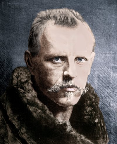 Dr Fridtjof Nansen, esploratore artico norvegese, 1893 da Unbekannt