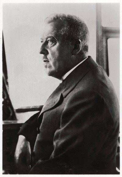 Dr Hugo Eckener, direttore della Luftschiffbau Zeppelin, c1917-1933 1933 da Unbekannt