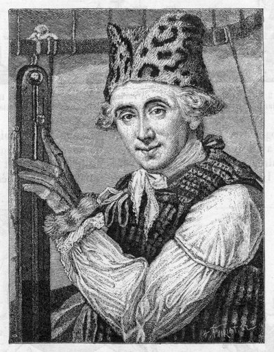 Dr John Jeffries, aeronauta americano da Unbekannt