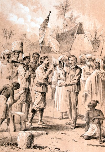 Dr Livingstone, suppongo, 10 novembre 1871 c1878 da Unbekannt