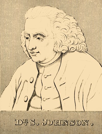 Dr. S. Johnson, 1709-1784 da Unbekannt
